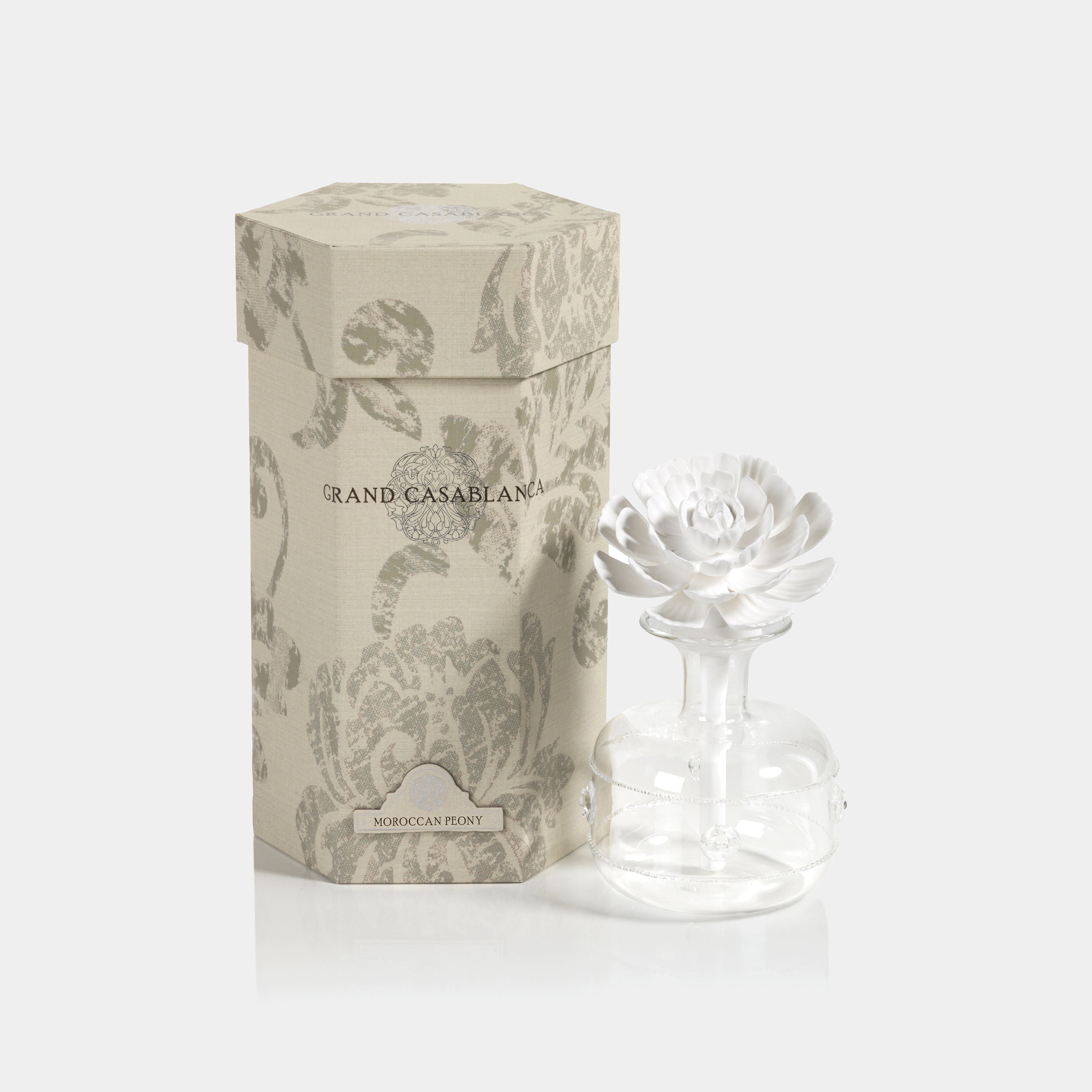 Image of Grand Casablanca Porcelain Diffuser, Moroccan Peony