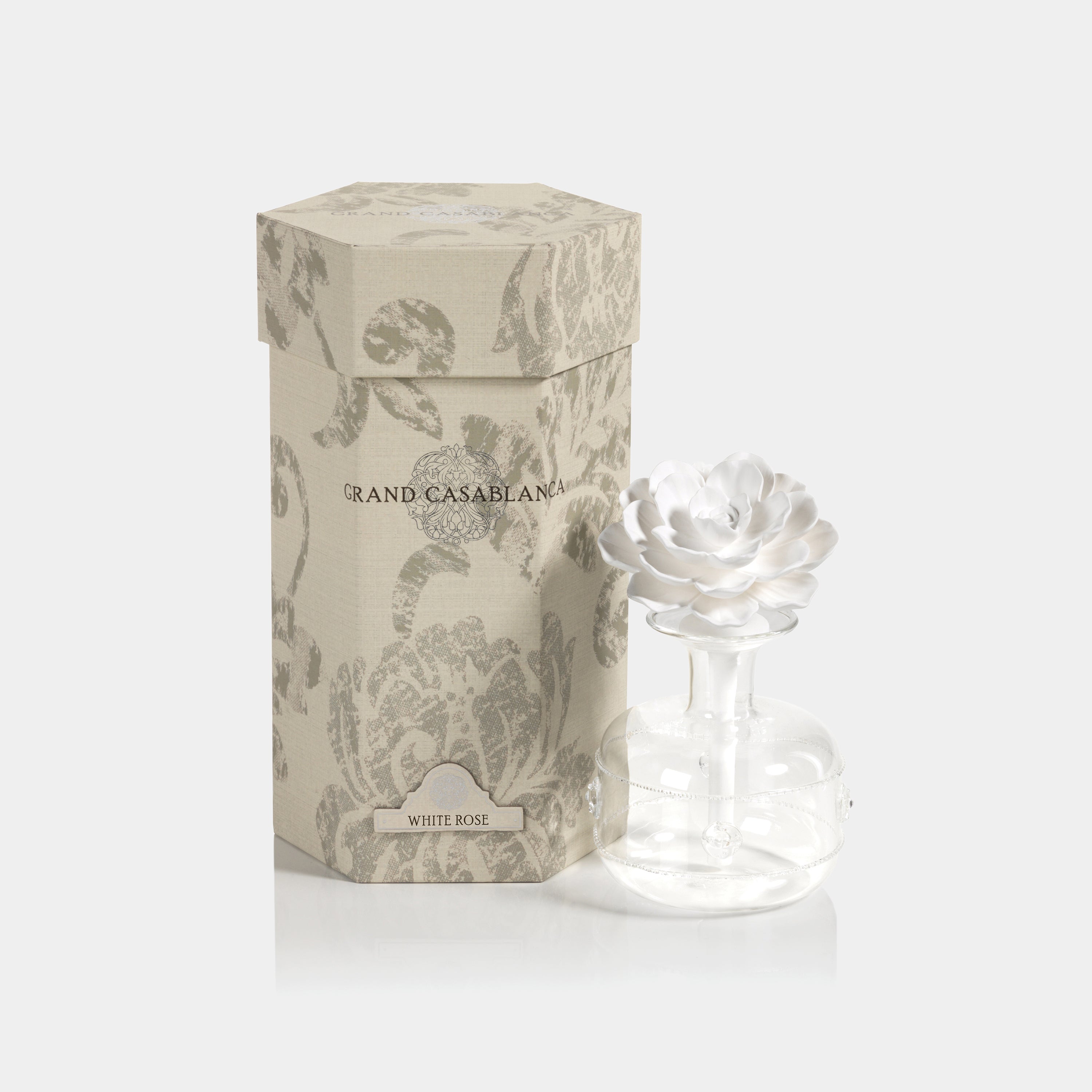 Image of Grand Casablanca Porcelain Diffuser, White Rose