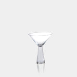 Image of Livogno Martini Glasses on Hammered Stem