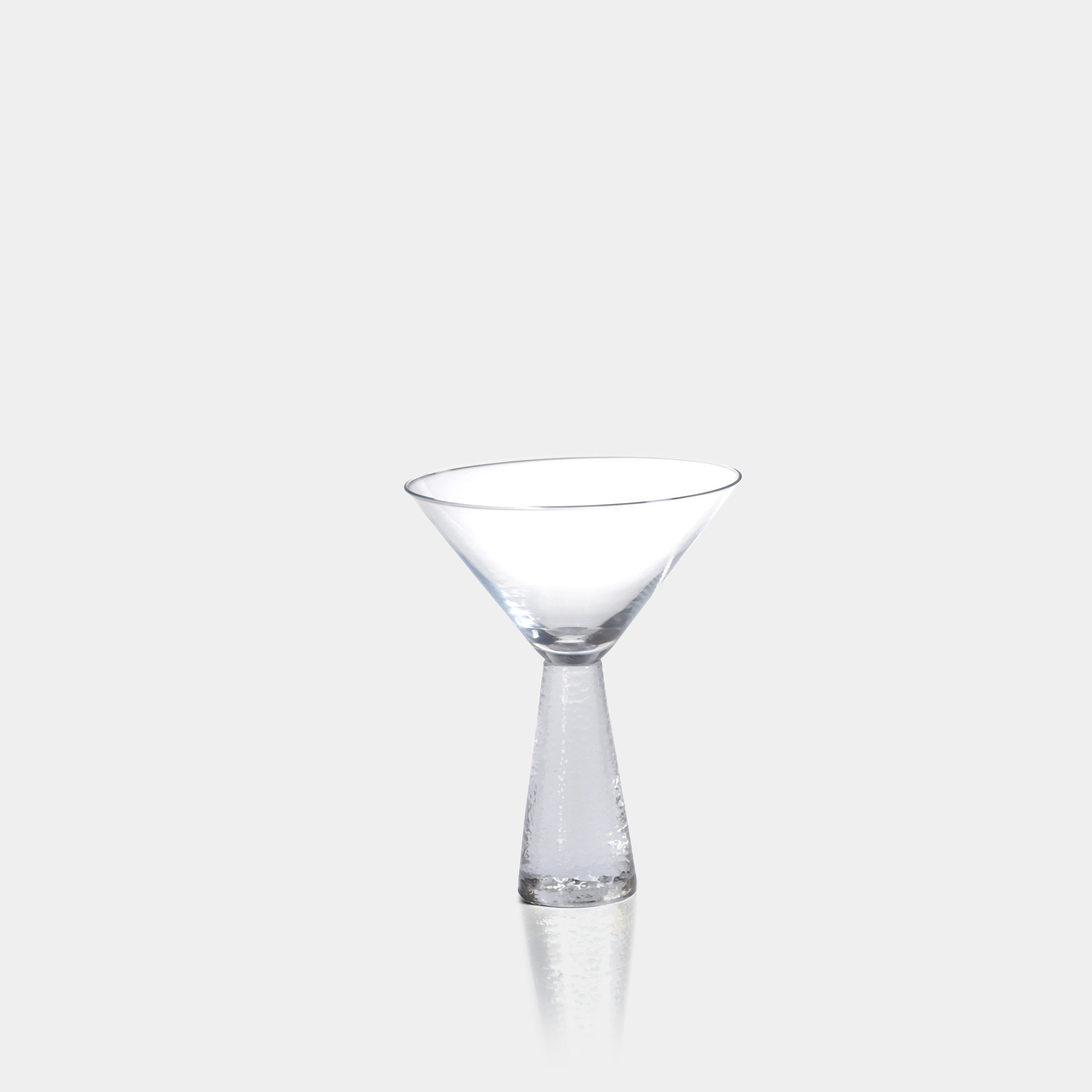 Image of Livogno Martini Glasses on Hammered Stem