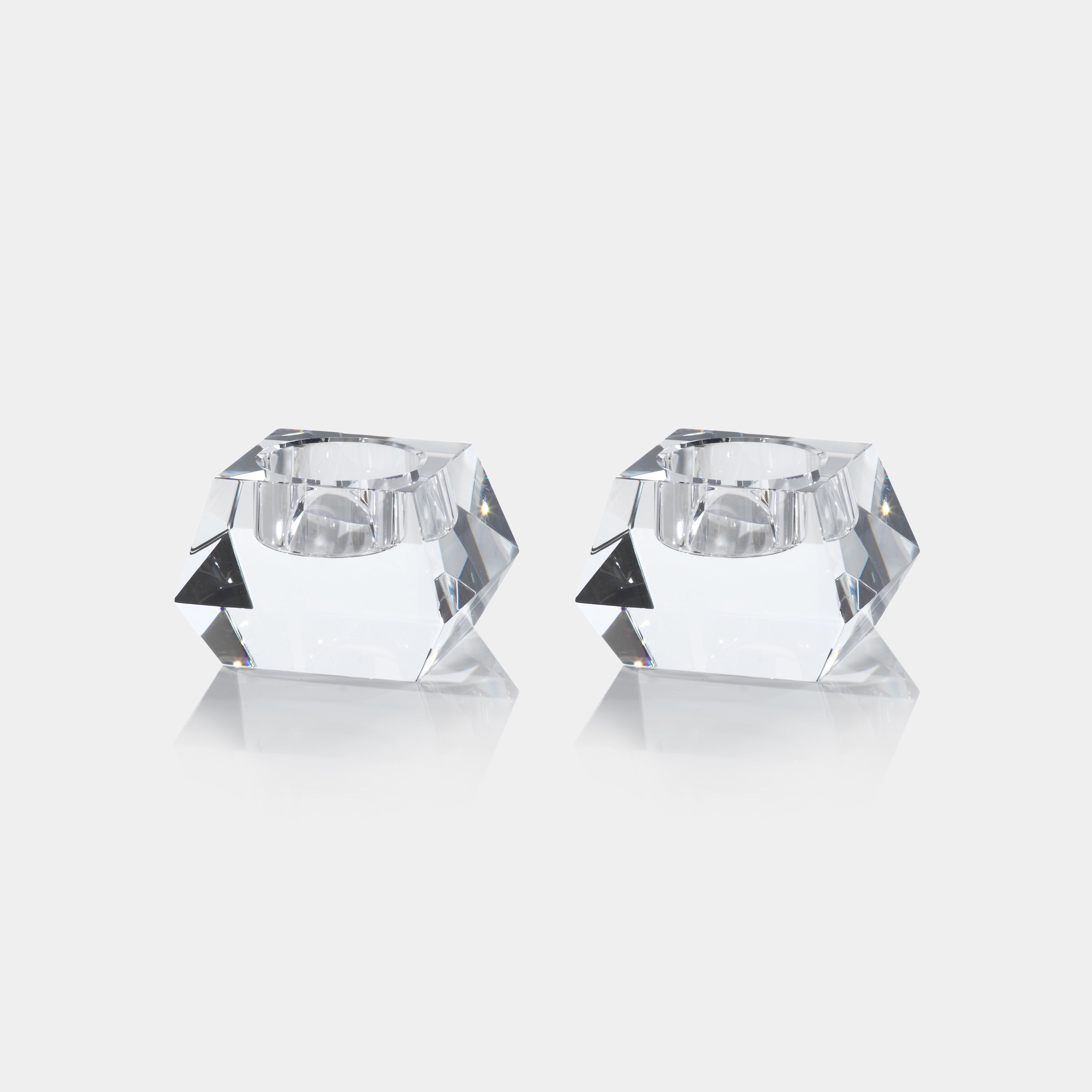 Image of Dina Crystal Tealight Candle Holders