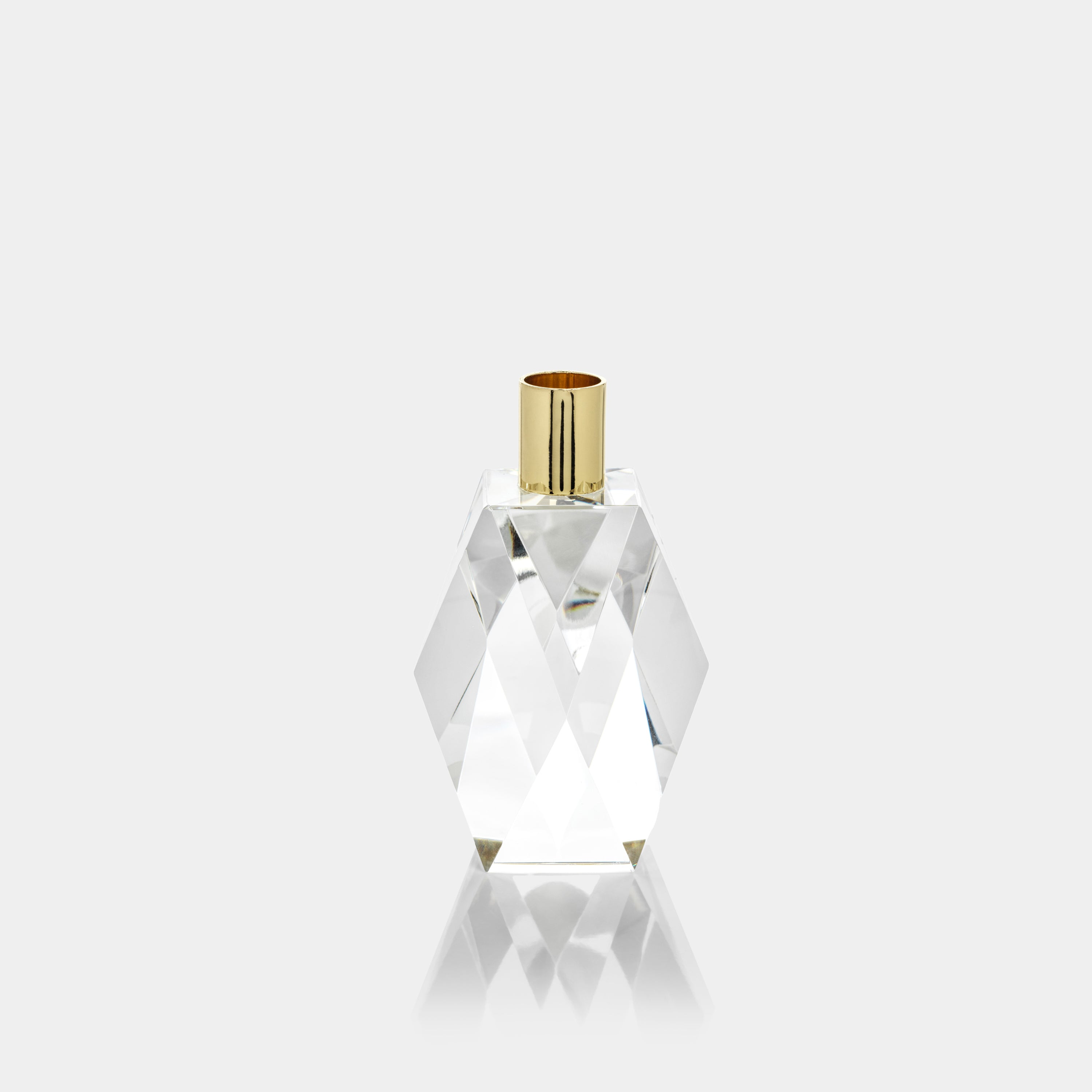 Image of Florence Diamond Crystal Candle Holder