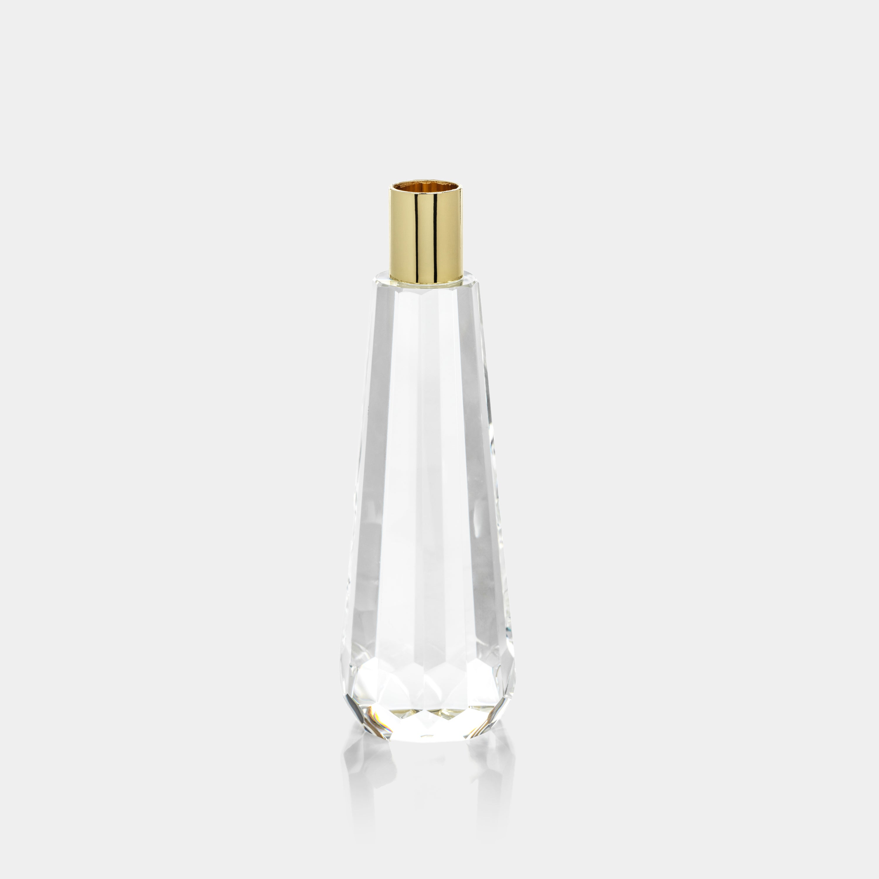 Image of Florence Faceted Crystal Candle Holder