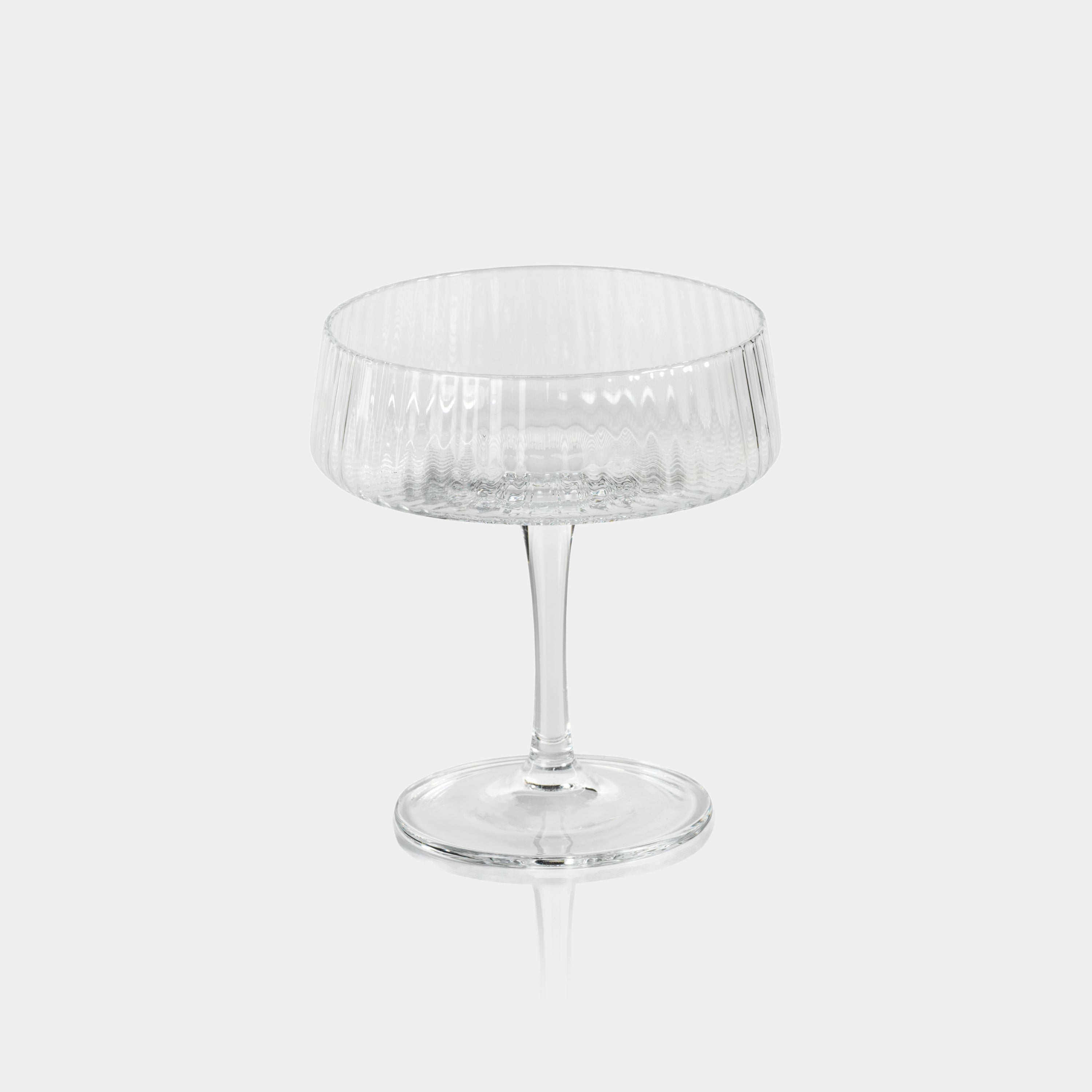 Image of Bandol Fluted Textured Martini Glasses