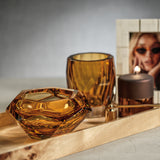 Image of La Bohème Handmade Polished Cut Glass Vase / Hurricane