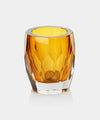 Image of La Bohème Handmade Polished Cut Glass Vase / Hurricane