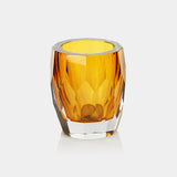 Image of La Bohème Handmade Polished Cut Glass Vase / Hurricane