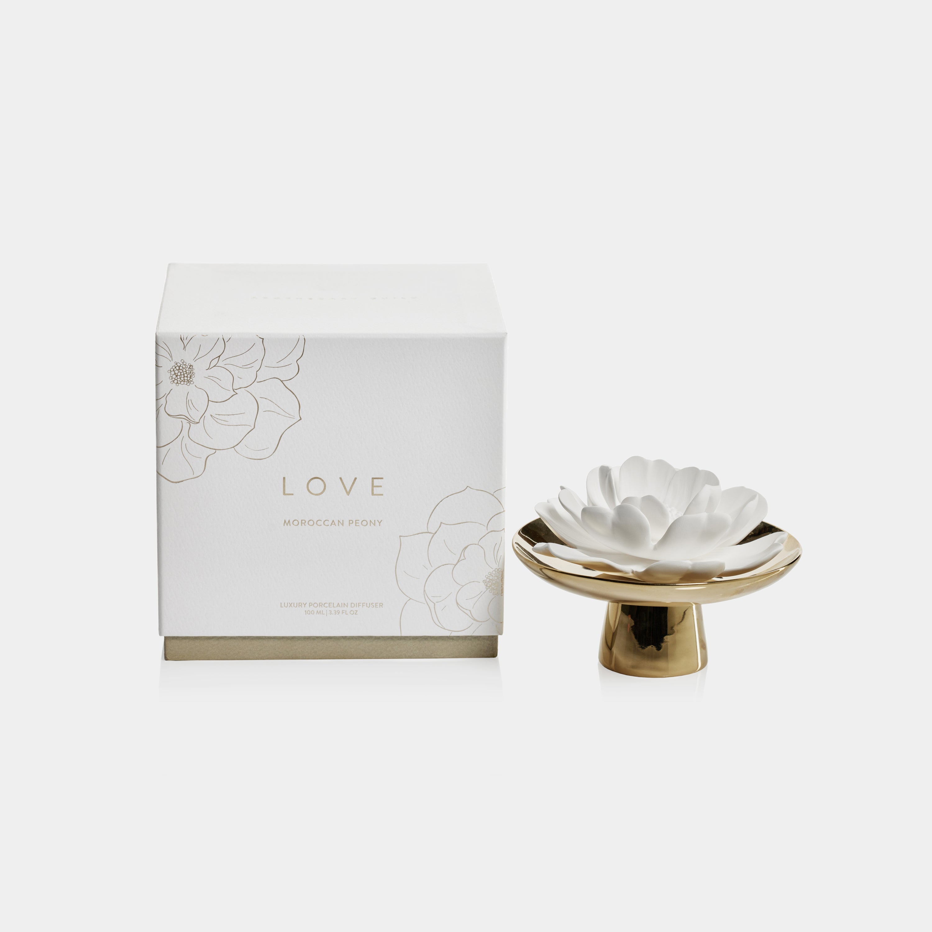Image of Apothecary Guild Inspire Porcelain Diffuser, Moroccan Peony
