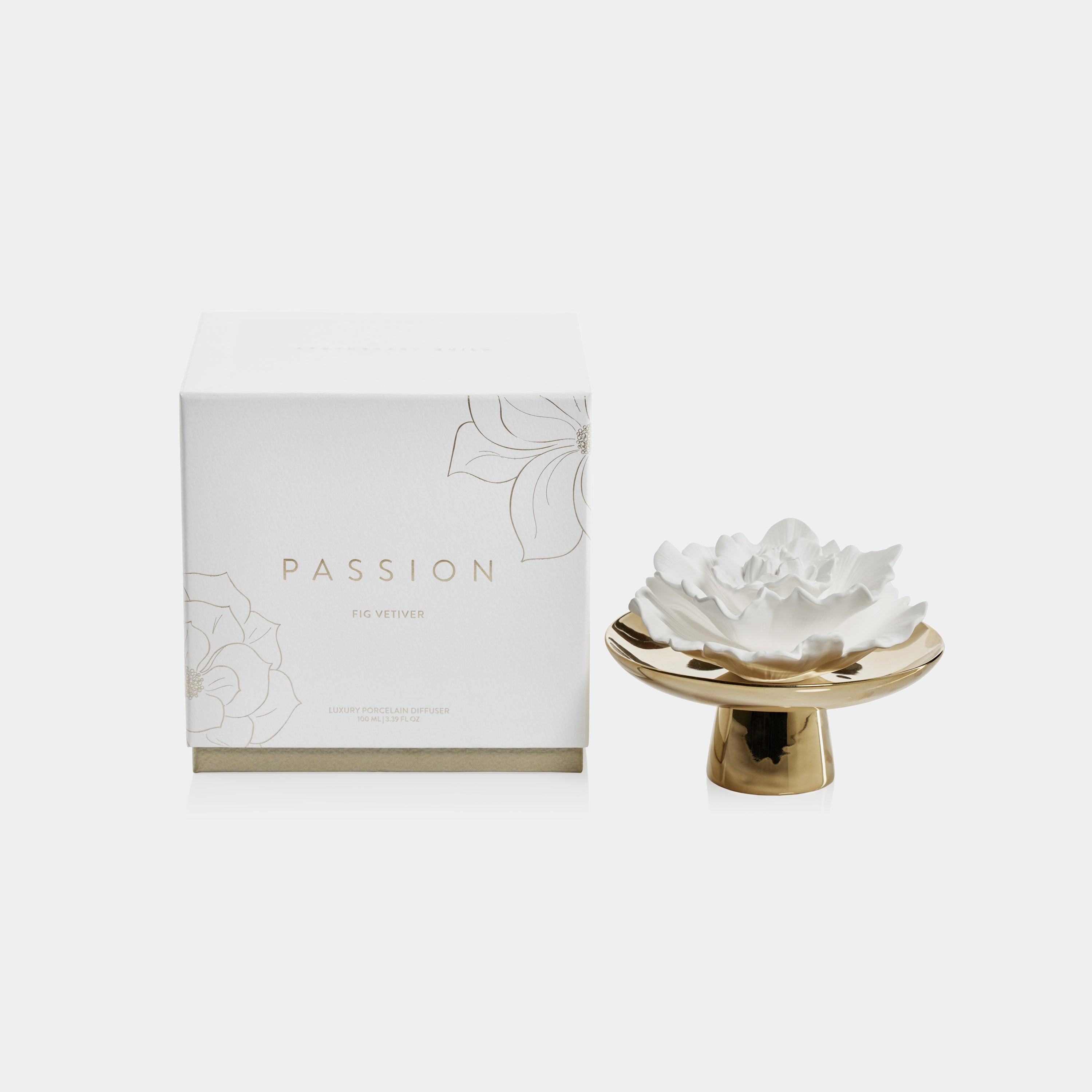 Image of Apothecary Guild Inspire Porcelain Diffuser, Fig Vetiver
