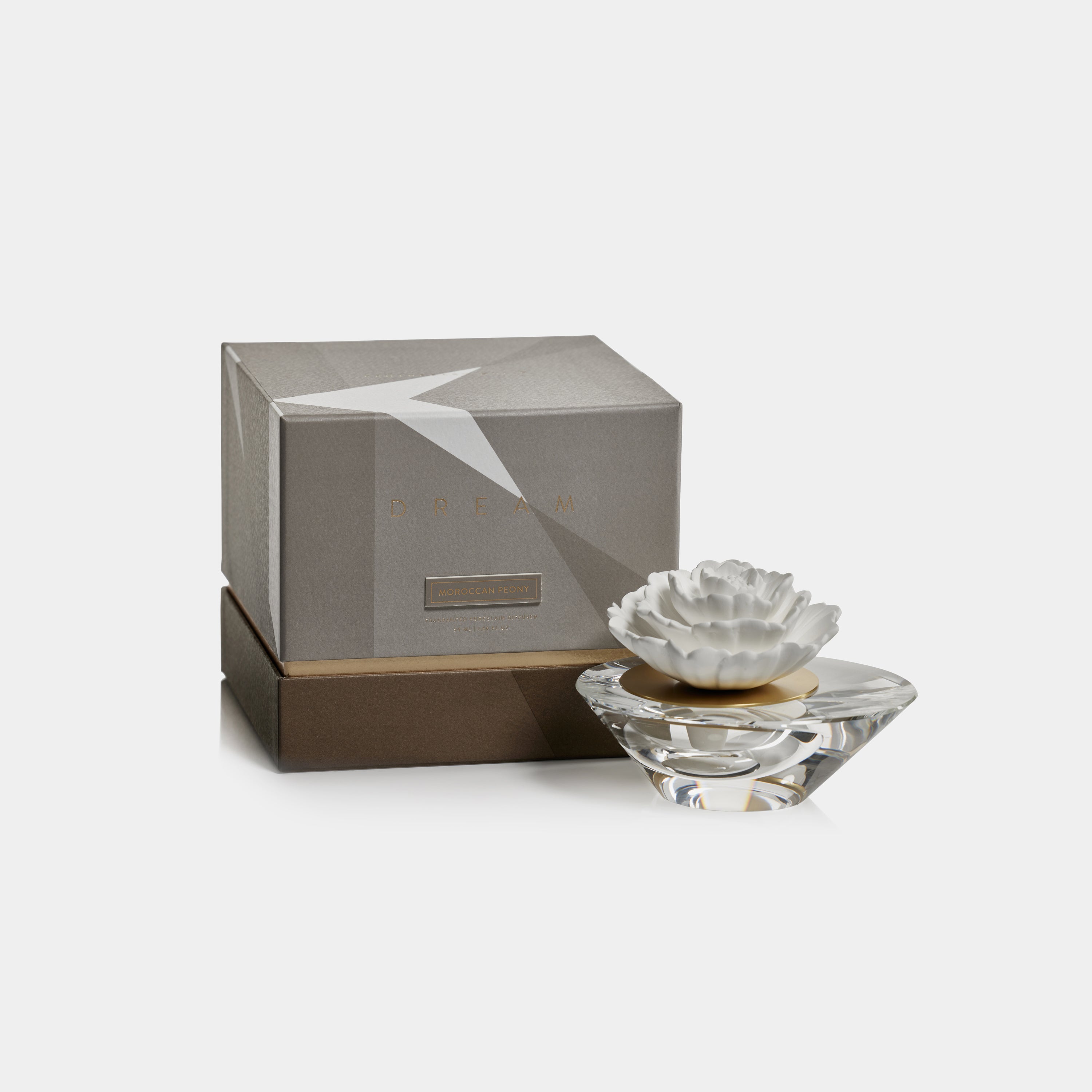 Image of Dream Mini-Crystal Edition Porcelain Diffuser, Moroccan Peony