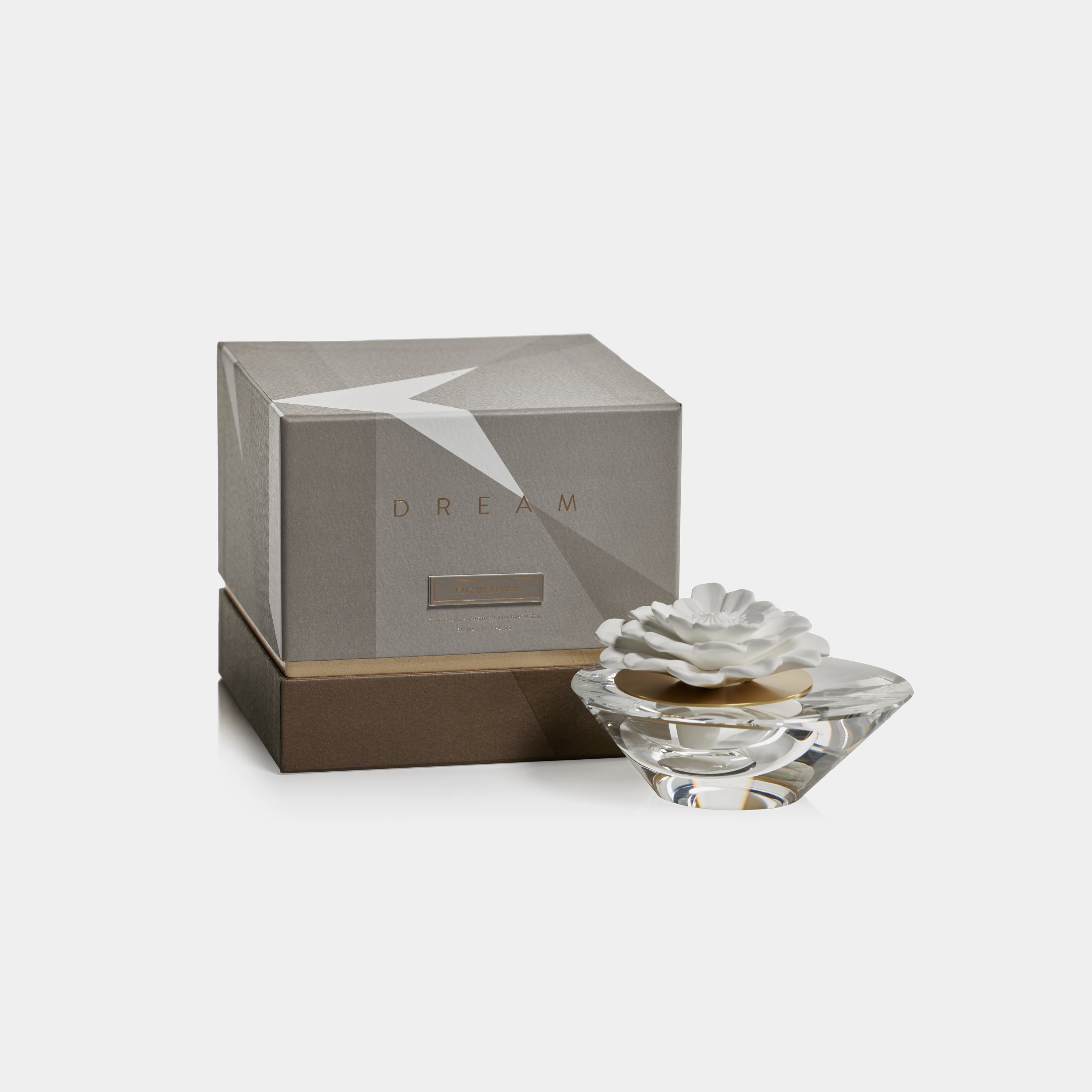 Image of Dream Mini-Crystal Edition Porcelain Diffuser, Fig Vetiver