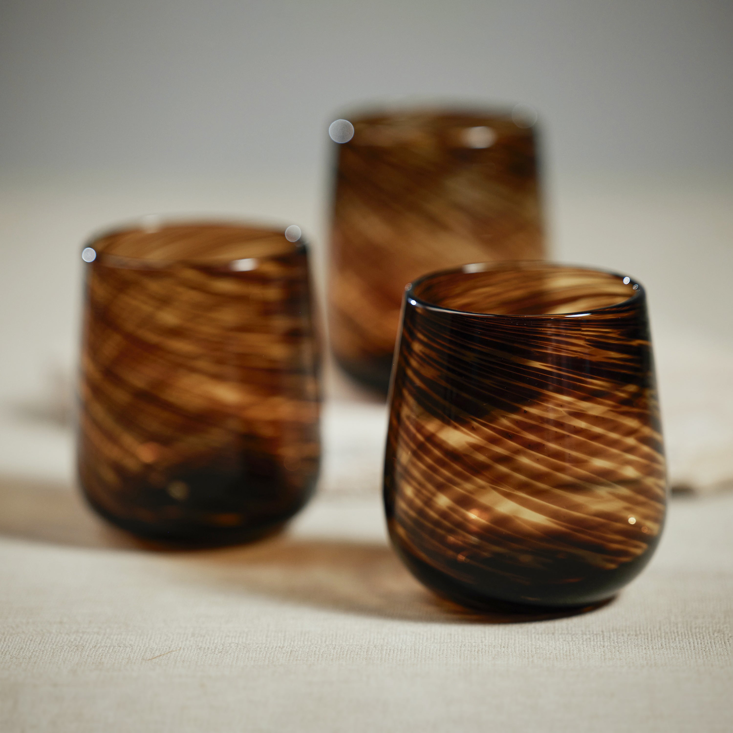 Image of Stemless Tortoise Spiral All Purpose Glasses