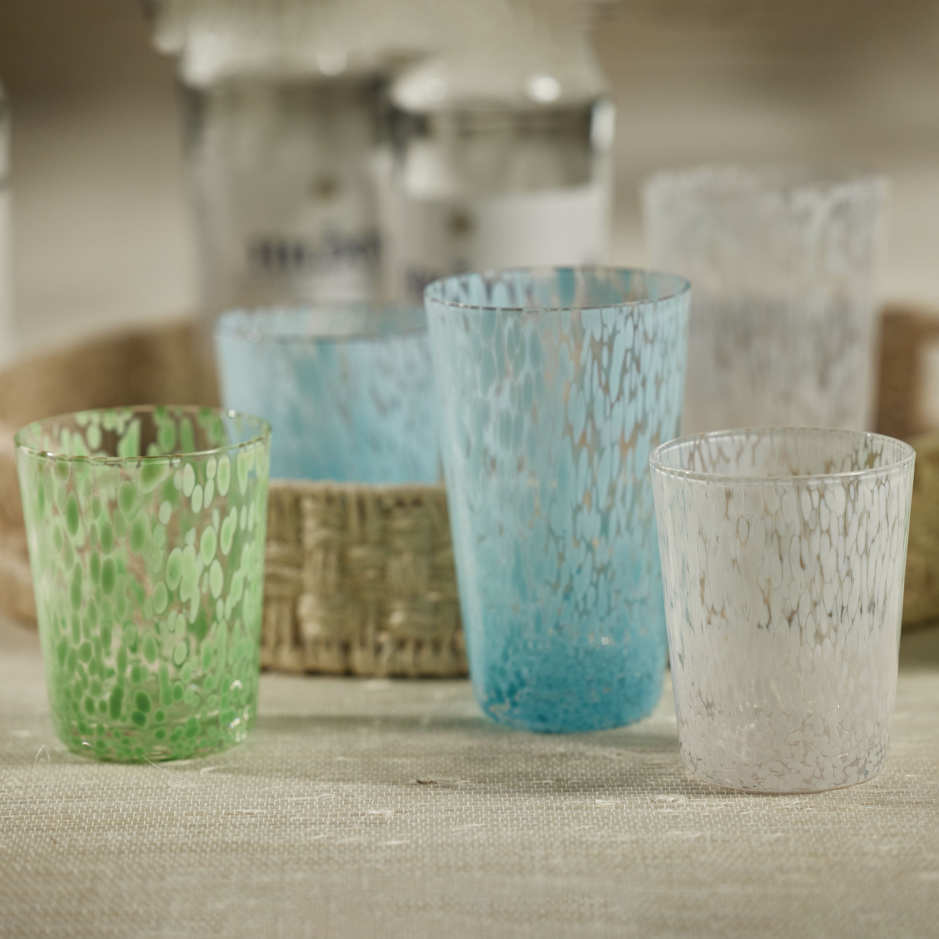 Image of Gigi Speckled Highball Glasses