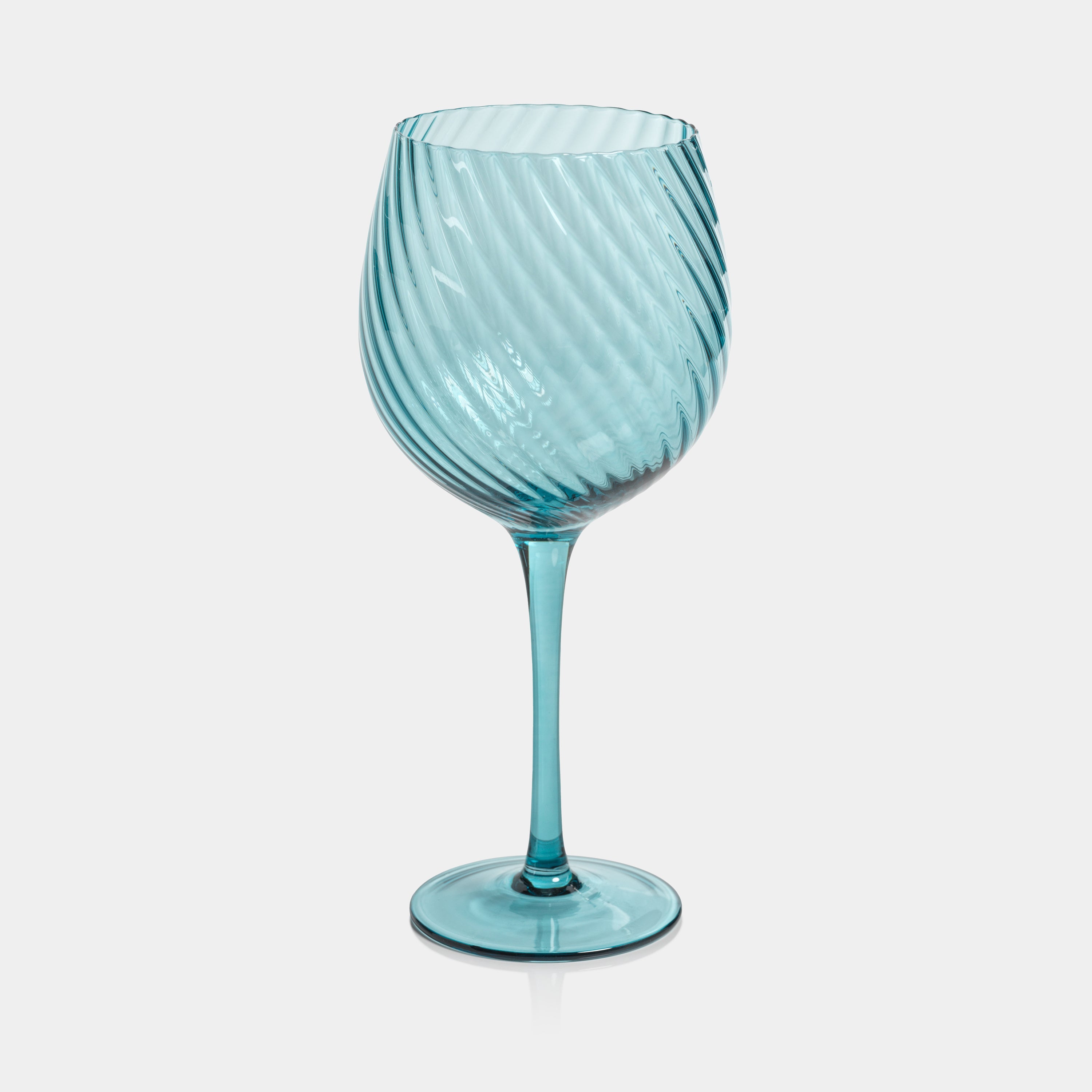 Image of Savoy Optic Swirl Red Wine Glasses