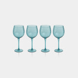 Image of Savoy Optic Swirl Red Wine Glasses