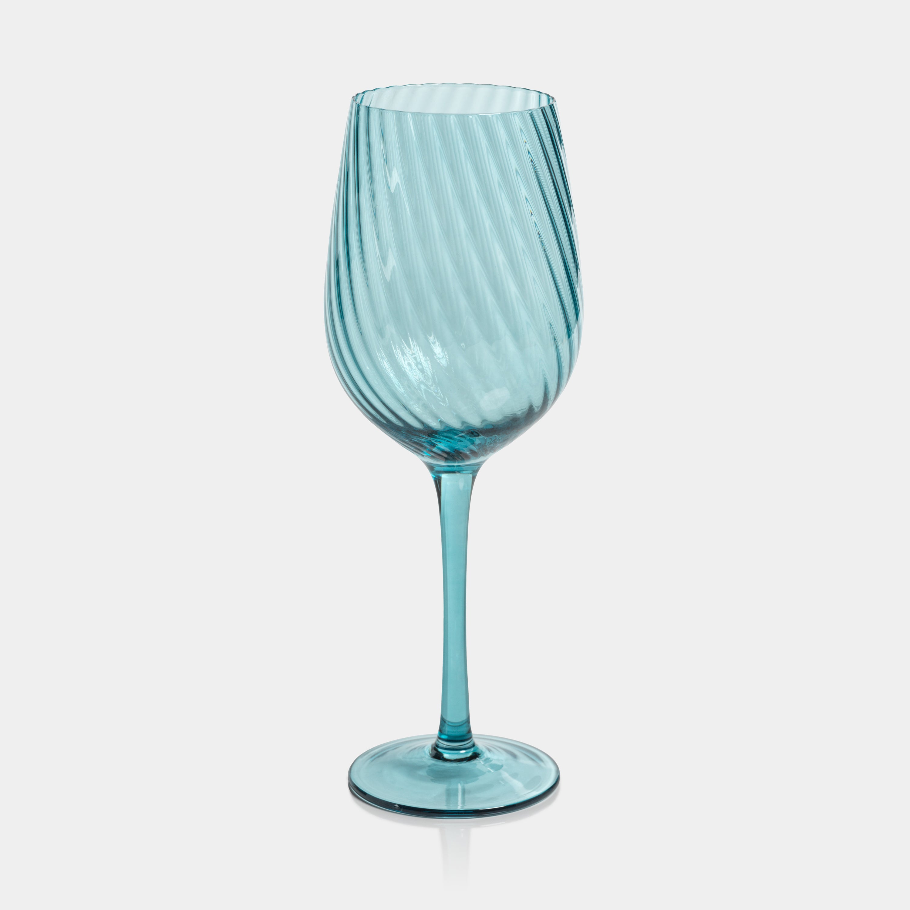 Image of Savoy Optic Swirl White Wine Glasses