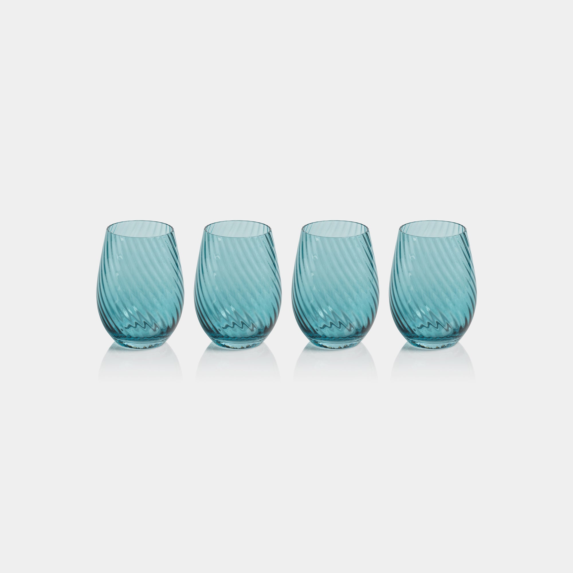 Image of Savoy Optic Swirl Stemless Glasses
