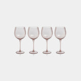 Image of Savoy Optic Swirl Red Wine Glasses