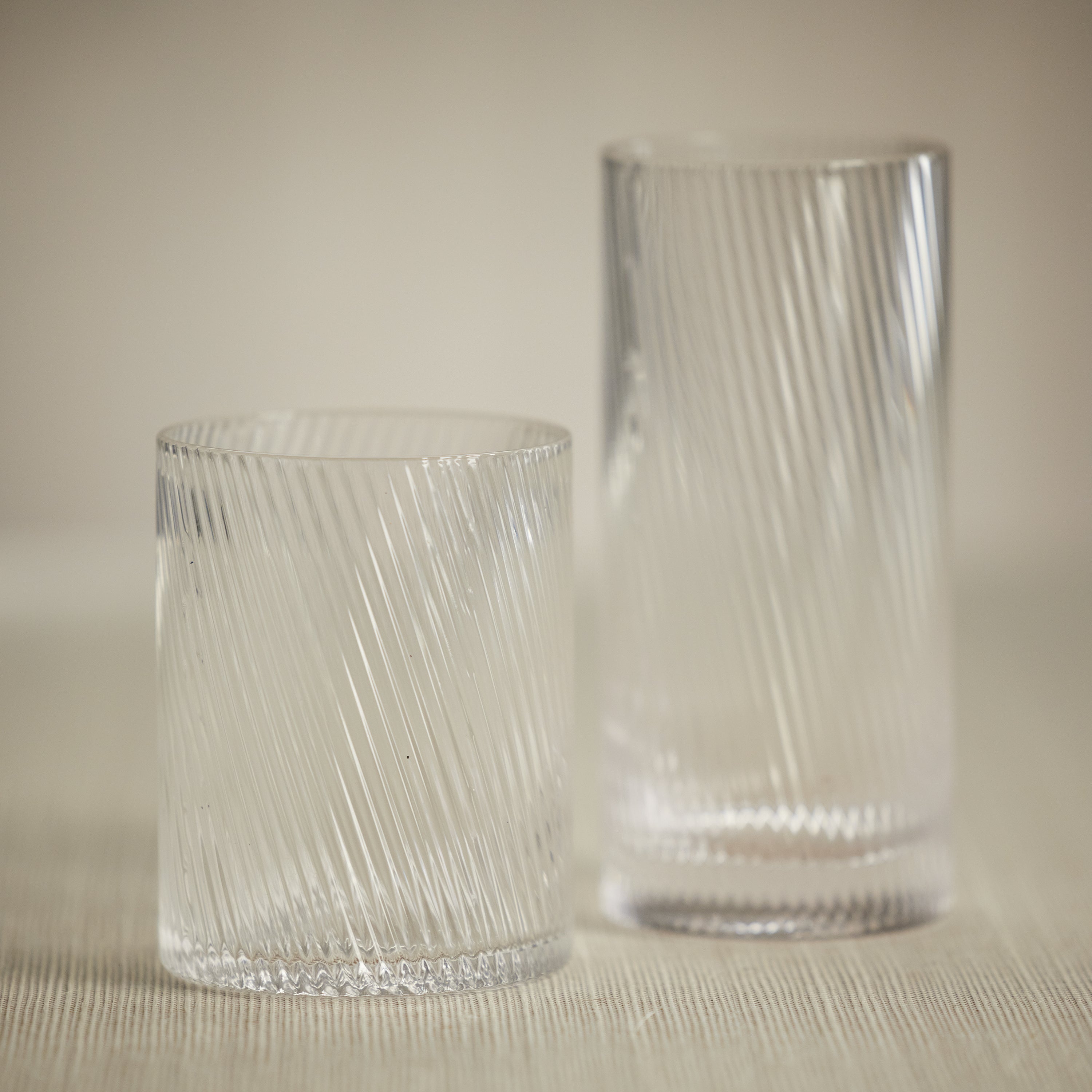 Image of The Connaught Rippled Highball Glasses