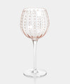 Image of Portofino White Dot Wine Glasses