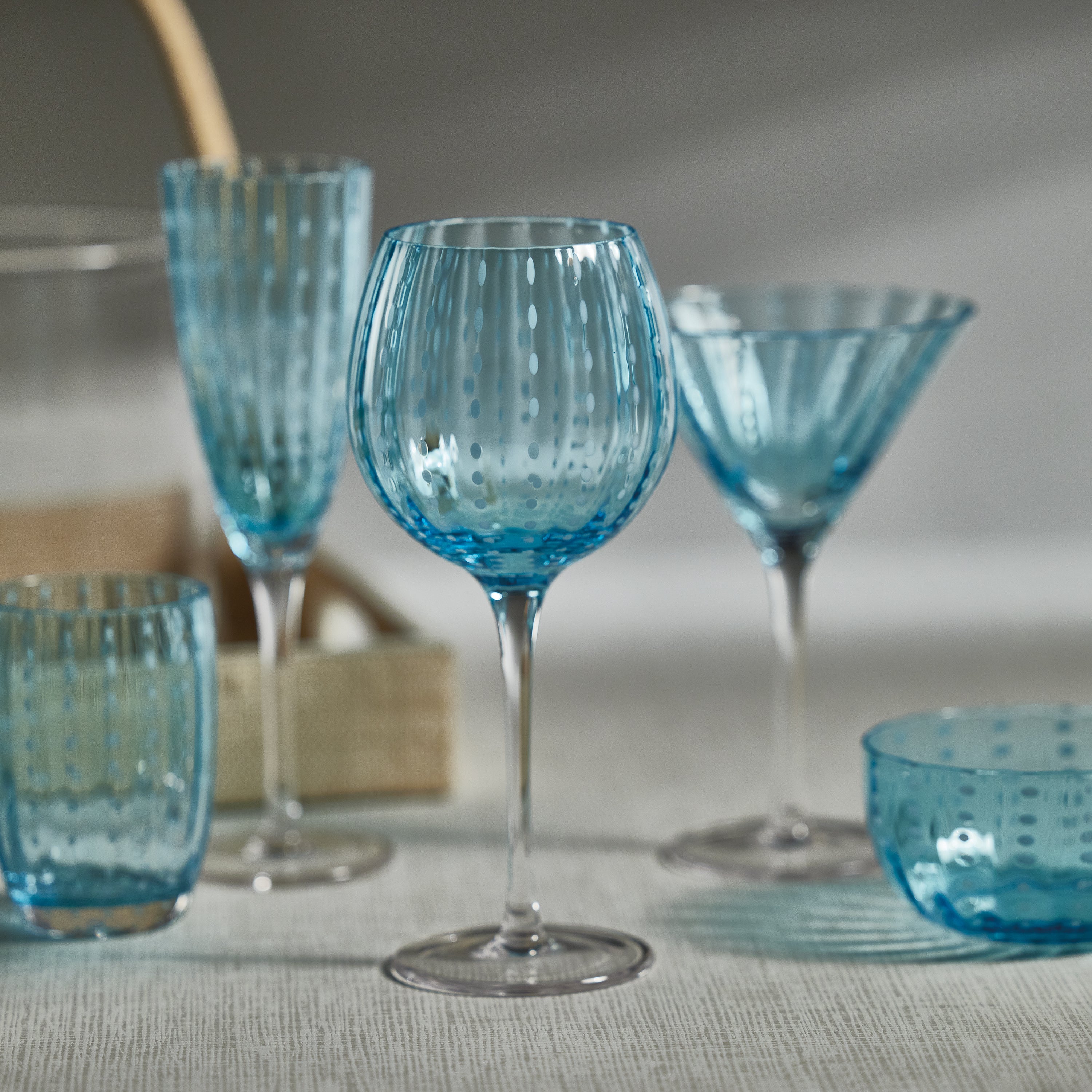 Image of Portofino White Dot Tumblers