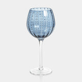 Image of Portofino White Dot Wine Glasses