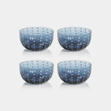 Image of Portofino White Dot Condiment Glass Bowls