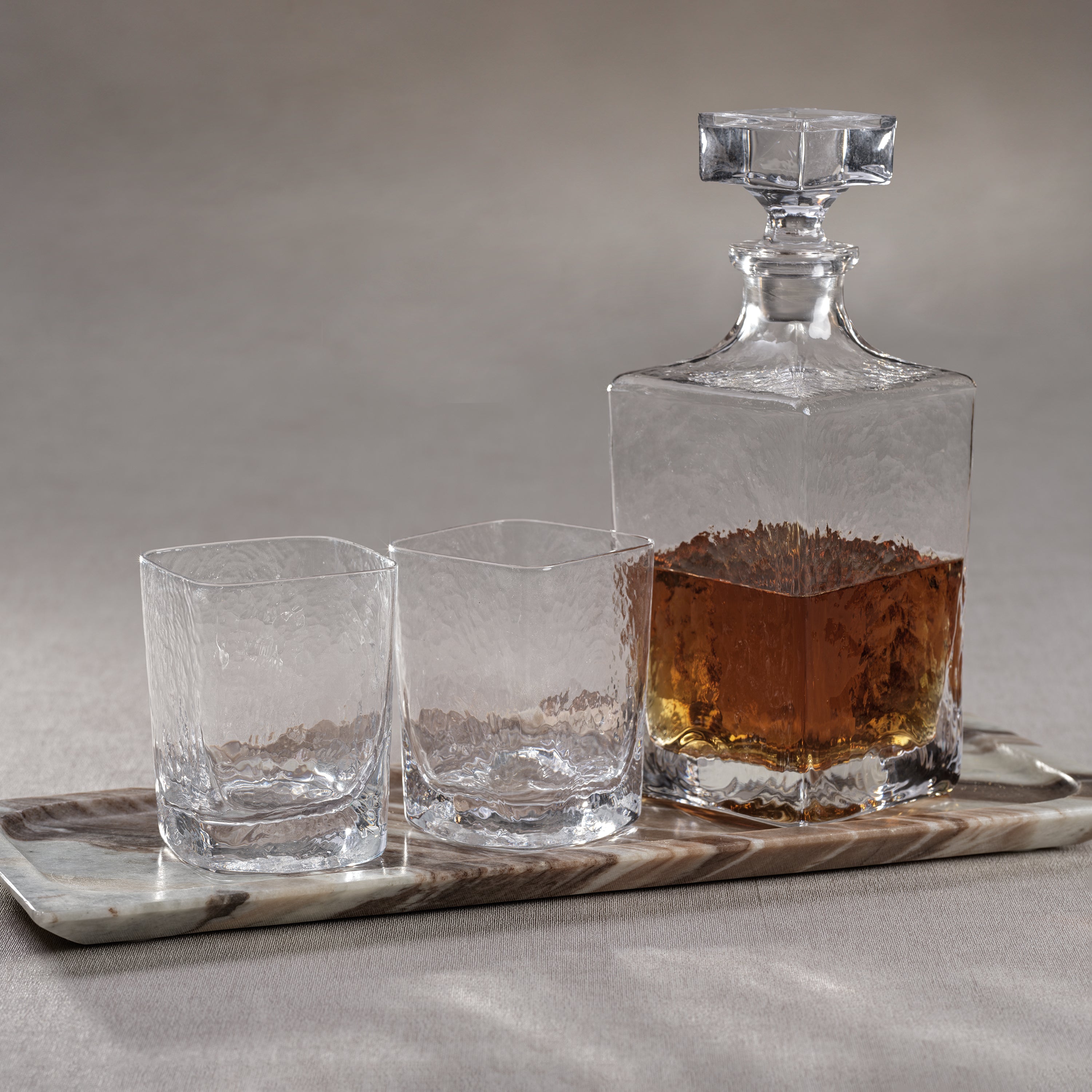 Image of Punta Mita Hammered Rocks Glasses