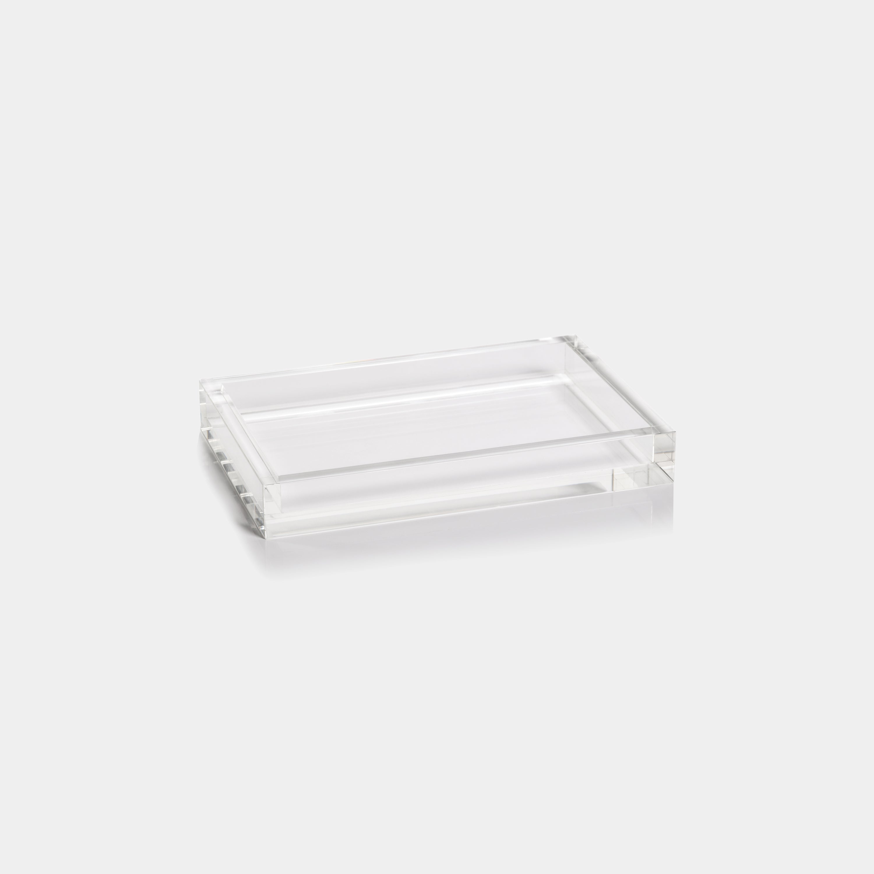 Image of Claire Crystal Glass Vanity Tray