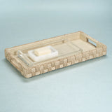 Claire Crystal Glass Vanity Tray
