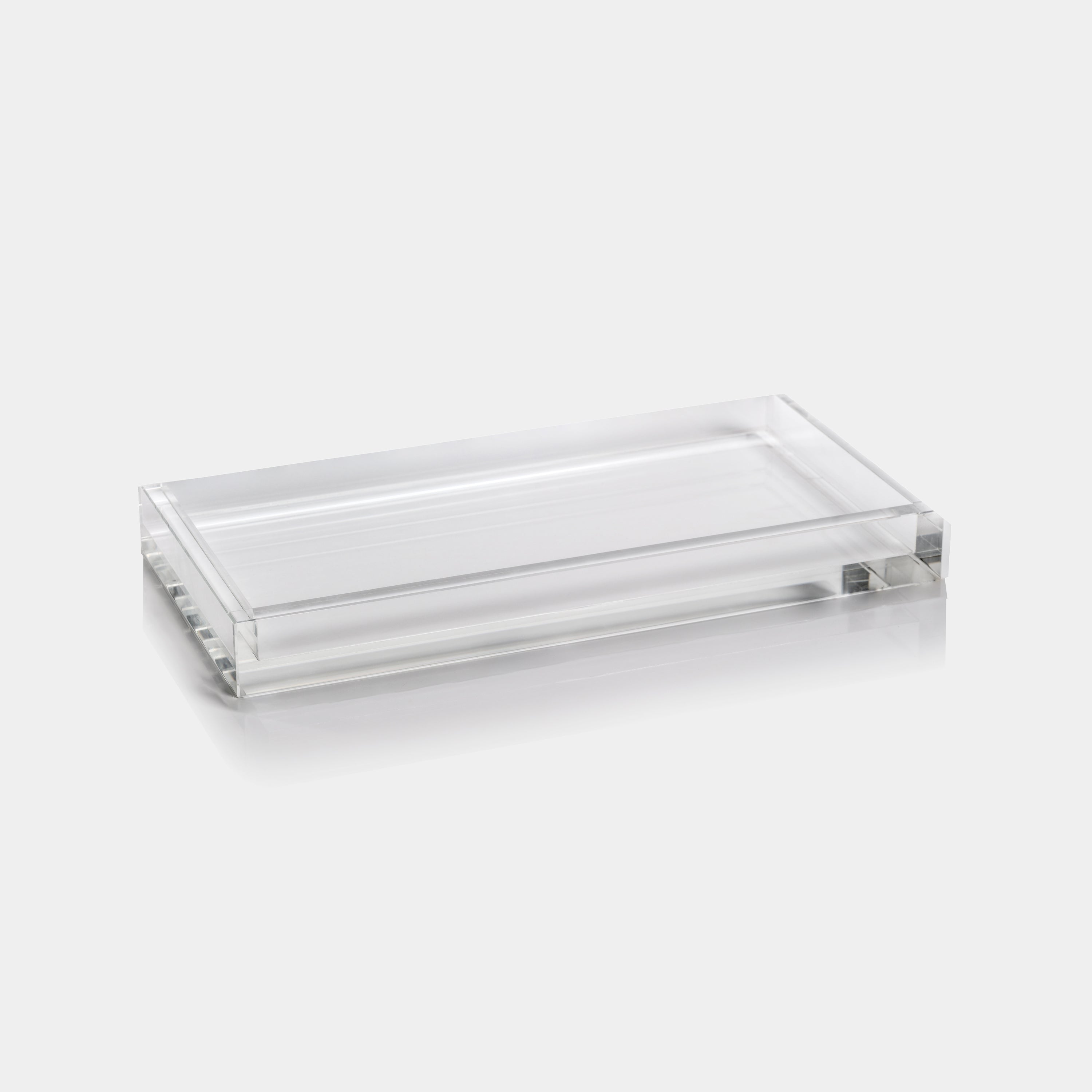 Image of Claire Crystal Glass Vanity Tray