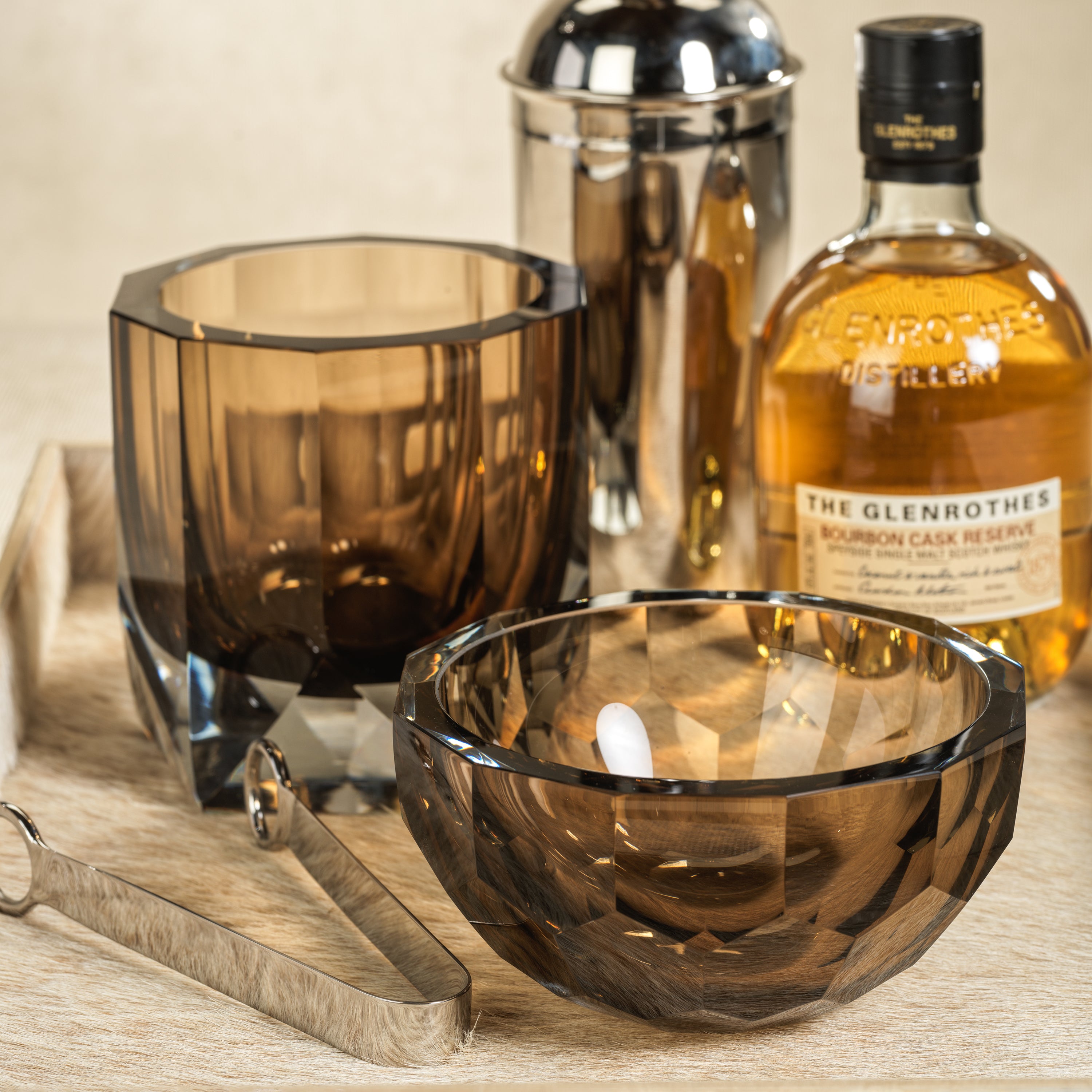 Image of Vallées Cut Glass Bowl