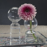 Ritz Single Stem Glass Vase - Clear - Large