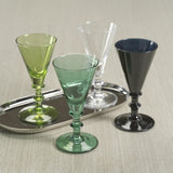 Lorraine 6-Piece Set Vintage Glass Cordial, Clear