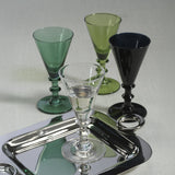 Lorraine 6-Piece Set Vintage Glass Cordial, Clear