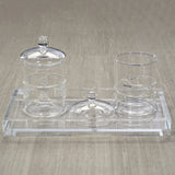 Juliet 2-Piece Assorted Set Lidded Glass Jars