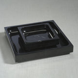 Nero Marquina Natural Marble Tray, Large