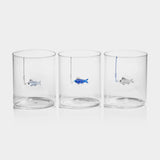 Tidal Sip Glass Tumbler - 3 Assorted Designs