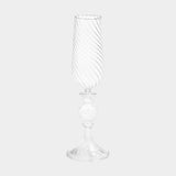 Rialto Twisted Optic Champagne Glasses, Set of 4