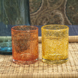 Antibes Glass Tumblers (Set of 4), Orange
