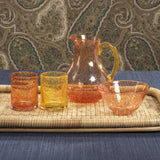 Antibes Glass Bowls (Set of 4) Yellow
