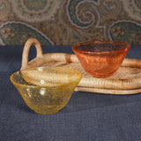 Antibes Glass Bowls (Set of 4) Yellow