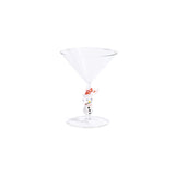 Snowman Sips Martini Glasses, Set of 4, Holiday Cocktail Glassware by The Favorites