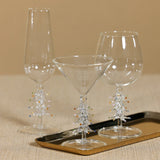 Treetop Cheers Glassware - Clear - Champagne Flute - Set of 4
