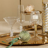 Treetop Cheers Glassware - Clear - Champagne Flute - Set of 4