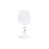 Treetop Cheers Wine Glasses - Holiday Stemware, Set of 4 by The Favorites
