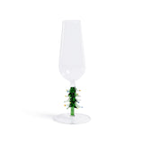 Treetop Cheers Glass Champagne Flutes - Holiday Stemware, Set of 4 by The Favorites