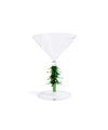 Treetop Cheers Martini Glasses - Holiday Stemware, Set of 4 by The Favorites