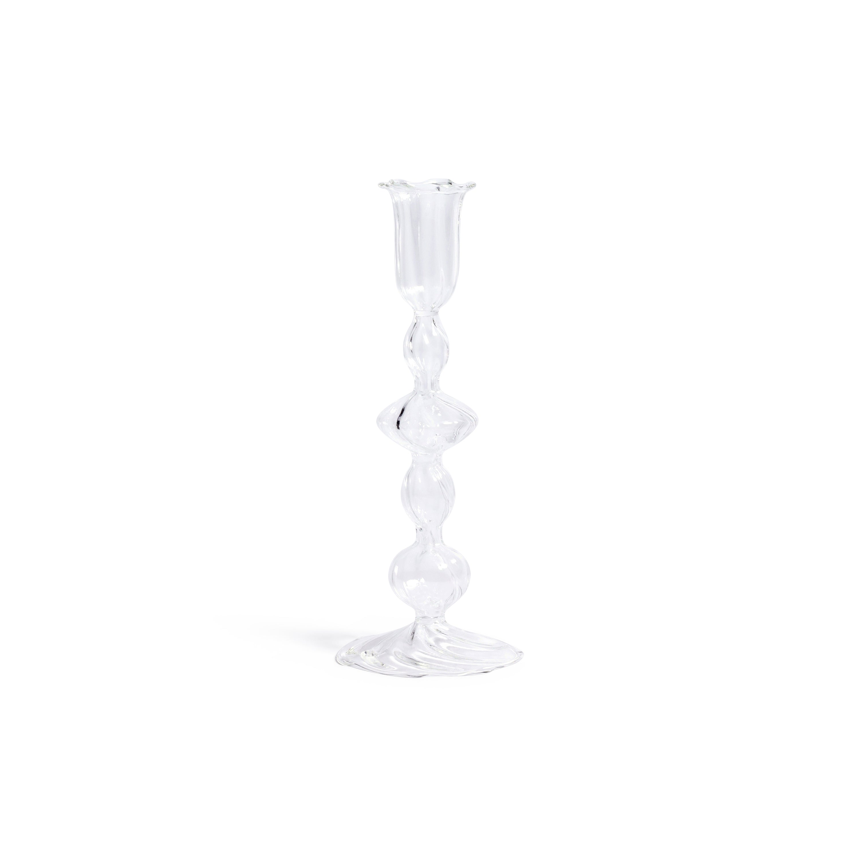 Marais Blown Glass Taper Candle Holders, Set of 4 by The Favorites