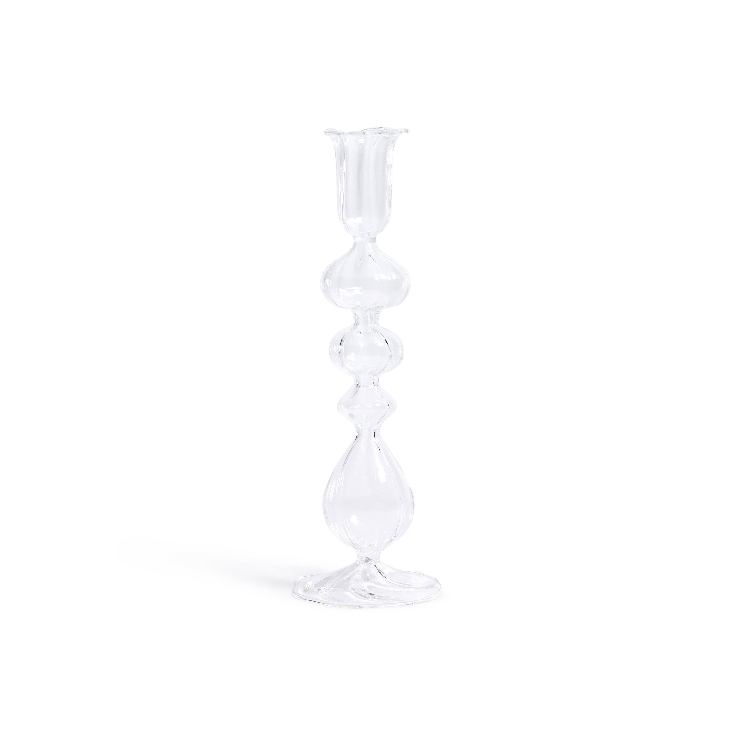 Marais Blown Glass Taper Candle Holders, Set of 4 by The Favorites